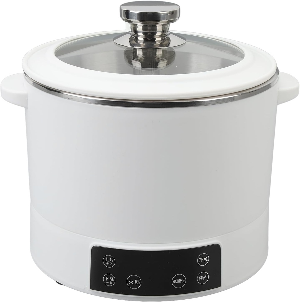 Rice Cooker, 3L Electric Lifting Food Steamer Intelligent Sugar Removal Rice Maker for Home Kitchen Resturant (US Plug110V)