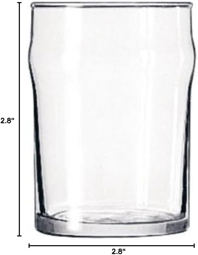 Libbey RLBEE01 Nonic Water No. 1910HT Soda Glass (Pack of 6)