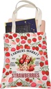 Strawberry Tote Bag Autumn Lover Gift Farmers Market Open Daily Strawberries Shopping Bag Fruit Lover Gift