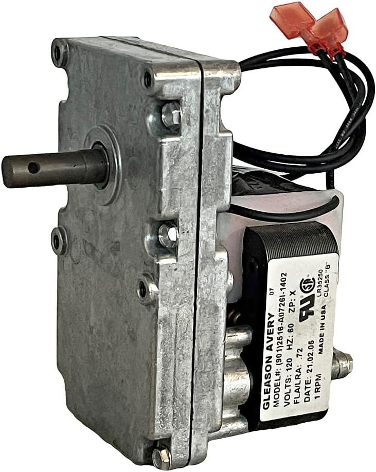 Replacement for Pellet Stove 1 RPM Auger Feed Motor, Agitator Stirrer Motor, Highest Quality