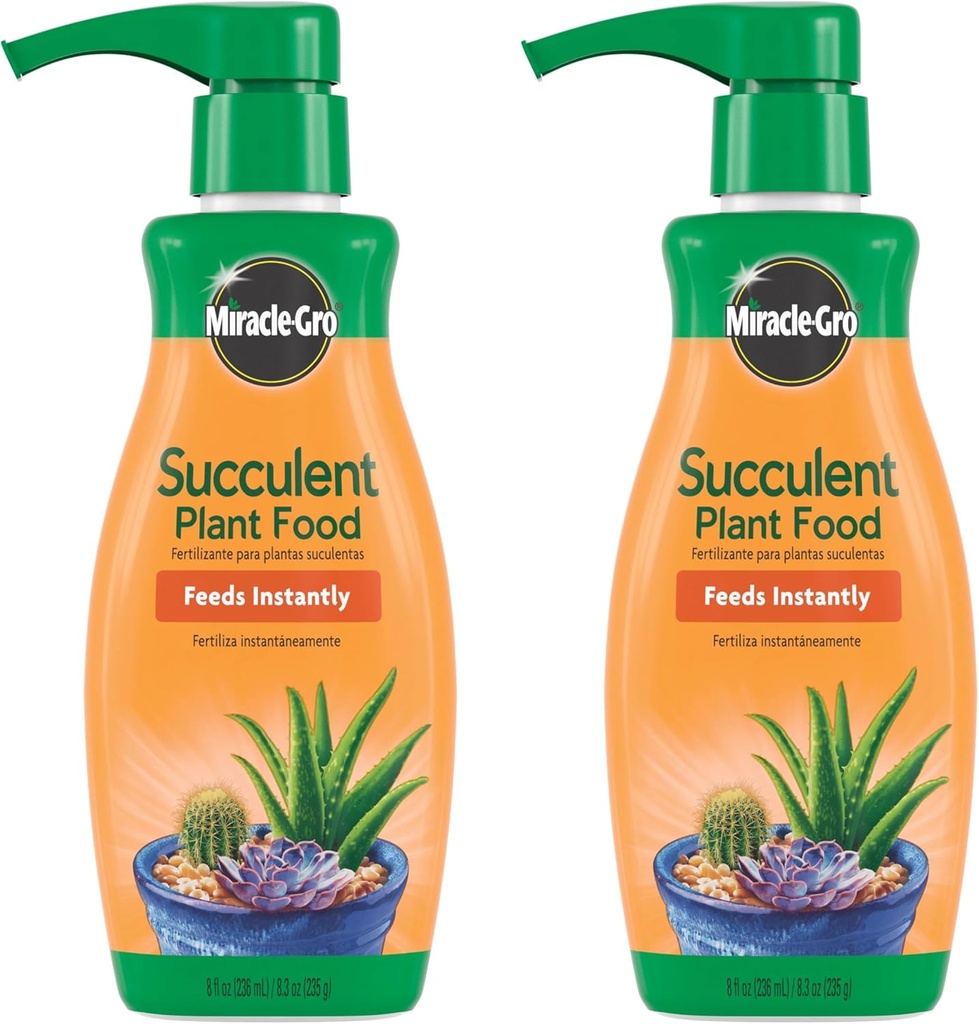 Miracle-Gro Succulent Plant Food, 8 oz., For Succulents including Cacti, Jade, And Aloe