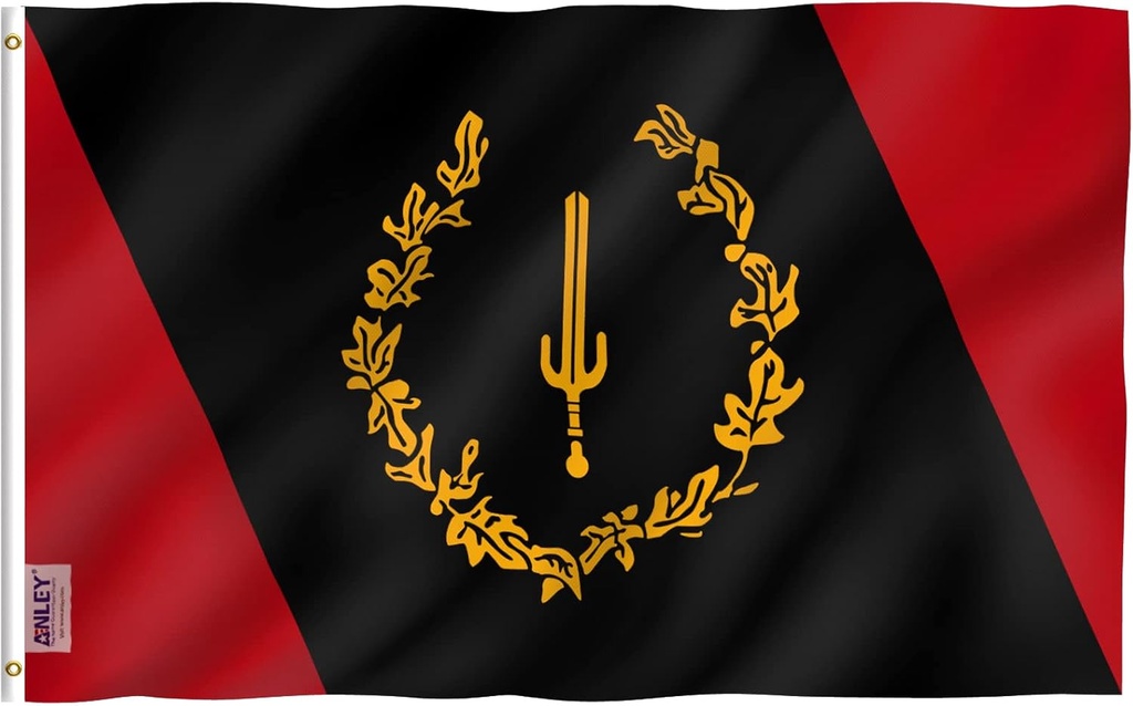 Anley Fly Breeze 3x5 Foot Black American Heritage Flag - Canvas Header and Double Stitched - Afro African American Heritage Black History Month Flags Polyester with Brass Grommets 3 X 5 Ft