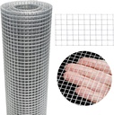 Hardware Cloth 4'' x 30' 1/4 in Galvanized Wire Mesh Roll (23 GA) Chicken Wire Fence Roll for Chicken Pen/coop Fences, Screen mesh, Rabbit/Snake Fences, Poultry enclosures, Handicraft Making, etc.