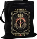 JYTAPP the Heart Tarot Style Tote Bag Throne Literary Bookish Gift Fandom Gift For Book Lover Shopping Bag