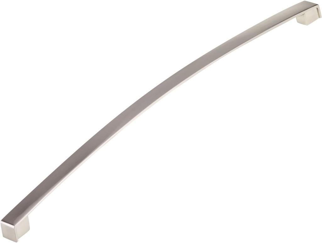 2 Pack Rok Hardware 12-5/8" (320mm) Hole Bow Arch Style Brushed Nickel Kitchen Vanity Dresser Cabinet Pull Handle 13" (329mm) Overall Length P2528320BN