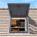 30" X 36" Roof Access Hatch, Galvanized Steel Roof Security Door, Large Commercial Manhole/Cellar Export Lid, Attic Skylights Roof Hatch Vent Access Door