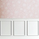 4 Set of 16" x 24" Pre-Cut Accent Wall Molding Trim Kit, Peel and Stick Premade Wainscoting Panels for Interior Decoration, Ready to Assemble Chair Rail Moulding