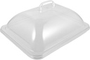 Acrylic Cake Carrier Lid and Handle Cake Holder Cover for Outdoor Food Protection