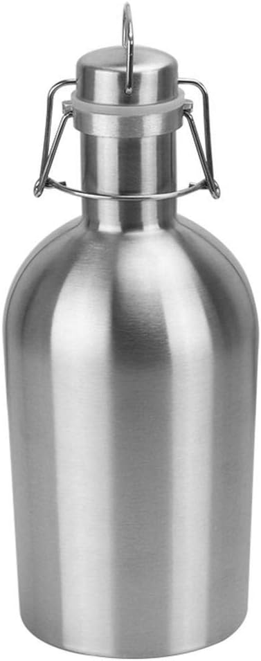 2500ml Vacuum Insulated Stainless Steel Beer Growler Leak Proof Flip Top Growler