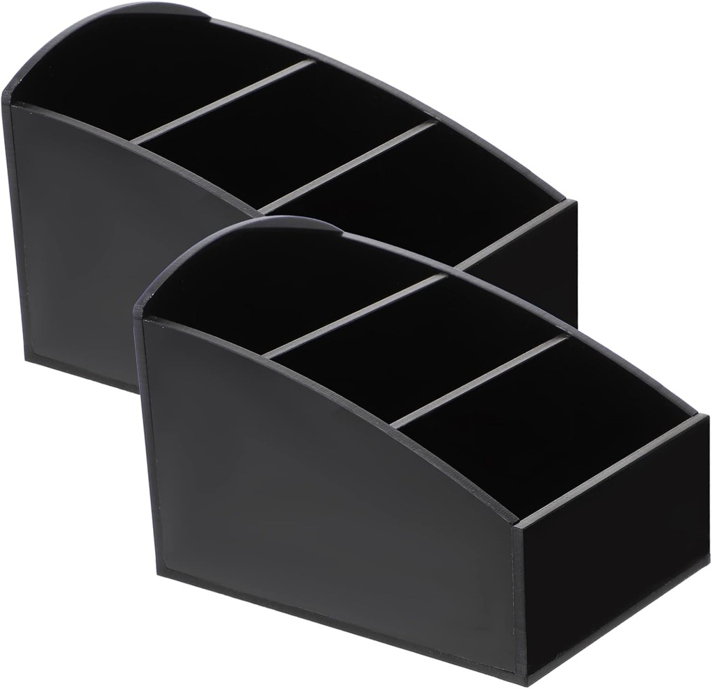 GLEAVI 2pcs Acrylic Spice Box Storage Organizer for Coffee Bar Condiment Holder Smooth Edges Home Kitchen Decor