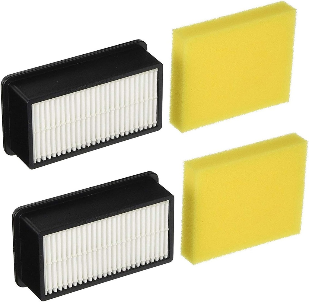 Lemige 2 + 2 Pack 1008 Vacuum Filters for Bissell CleanView 1819, 1822, 1825, 1831, 1330, 1332，9595A Vacuums Replacement Filters Kit, Compare to Part # 2032663 & 1601502