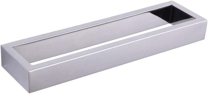 GERZWY Bathroom Hardware Hand Towel Holder SUS 304 Stainless Steel Towel Ring for Bath Kitchen Garage Heavy Duty Wall Mounted, Polished Finish HG1706-JG