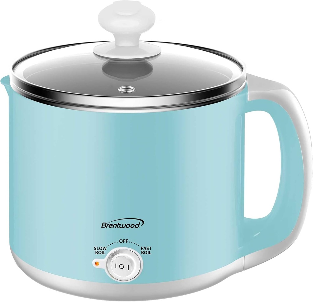 Brentwood HP-3016BL Electric hot Pot, standard, Blue