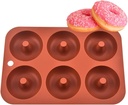 Ring Loaf Pan, Non-Stick Durable Bakeware Cake Pan High Temperature Resistance DIY Baking Doughnut Bread Box Mold (Color : 6)