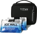 Titan Fridge Cold Lunch Box With 2 350g Ice Walls®, Black Ice