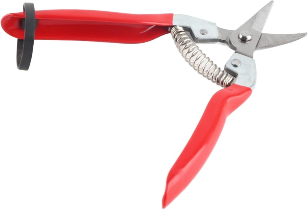 Straight Pruning Shears, Fruit Tree Bonsai Multi-Tasking Cutter Garden Pruner Tool for Arranging Flowers, Trimming Plants and Harvesting Herbs, Fruits or Vegetables(Curved)