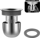 Shower Floor Drain Plug, Water Sealing, Mini Bottle Trap Design, 304 Stainless Steel Material, Anti- Odor Plugs for Bathroom (1, Depth 2.4'')