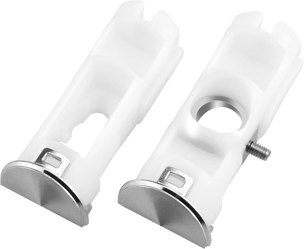 SDTC Tech 2 Pcs DA61-07540A Freezer Door Handle Support Kit Refrigerator Handle Parts Replacement Compatible with Sam-Sung DA67-02787A AP5578979 PS4145181 3160453 6009-001526