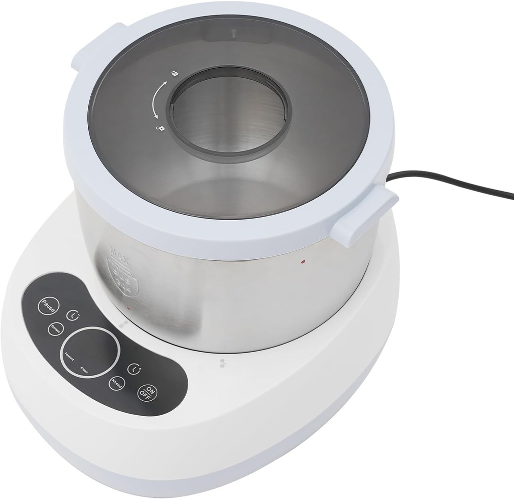 Dough Mixer 5L Large Capacity Electric Dough Maker with Ferment Function for Baking Bread Dough & Pizza Dough, 230W 120V