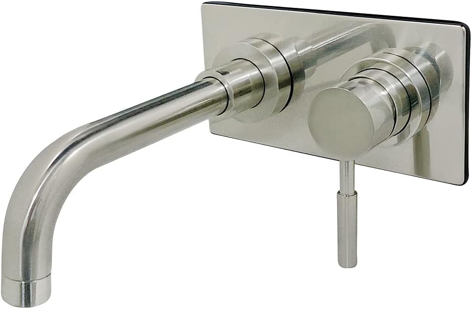 Kingston Brass KS8118DL Concord Bathroom Faucet, 8", Brushed Nickel