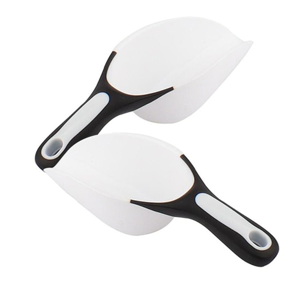2pcs Reusable Plastic Ice Shovel for Kitchen Perfect for Ice Cream Cookie Dough Freezer Bin
