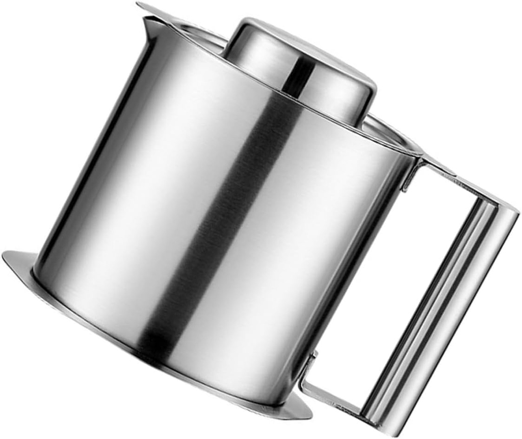 Stainless Steel Oil Pot Leakproof Oil Dispenser and Filter Tank for Kitchen for Storing Vinegar Sauce Capacity