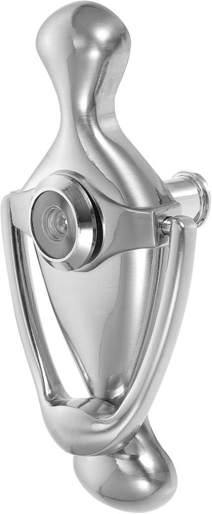 jojofuny Zinc Alloy Door Knocker Cat Eyes Front Door Knocker and Viewer Peephole Viewer Safety