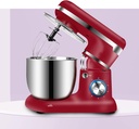 Stand Mixer, 5QT Food Mixer Bowl 1200W 6 Speed with Dough Hook, Flat Beater, for Most Home Cooks,red