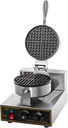 Thickened Stainless Steel Waffle Maker, Commercial Electric Double Head Waffle Furnace, Double-Sided Heating Grid Muffin Maker, Baking Machine,One Furnace