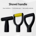 Shovel D Grip Handle, 1-1/4" Inner Diameter 32mm PVC Spade Snow Shovel Replacement Handle Garden Accessories for Digging Raking Gardening Tool Camp Shovel Garden Shovel