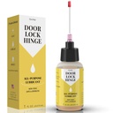 Qucship Door Hinge Lubricant 1 oz Needle Oiler, Upgraded Squeaky Door Hinge Lubricant for Lock, Tools, Bicycles