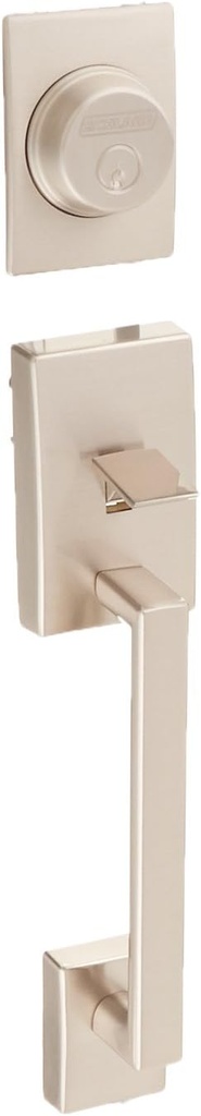 Schlage F92-CEN Century Dummy Exterior Handleset from The F-Series, Satin Nickel