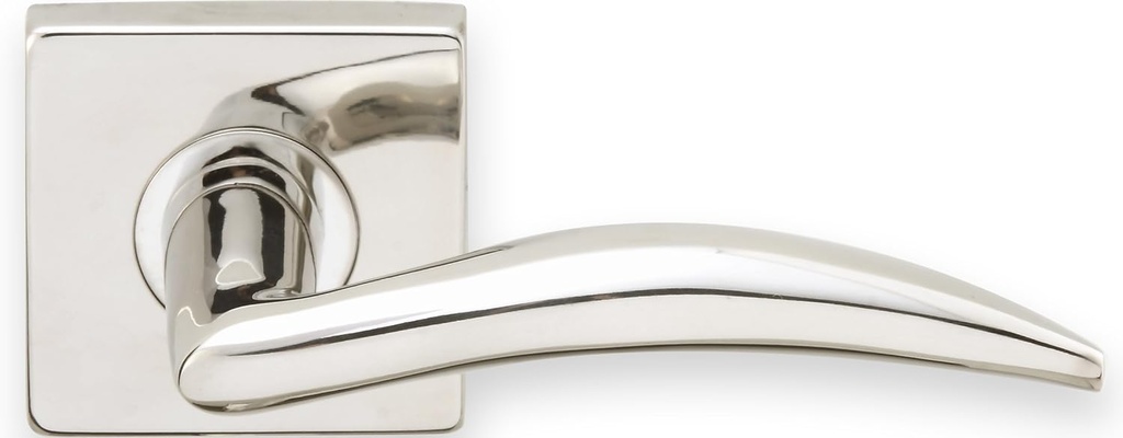 INOX SE210DL-32 SE Rosette Left-Hand Half Dummy with Airstream Lever, Polished Stainless Steel