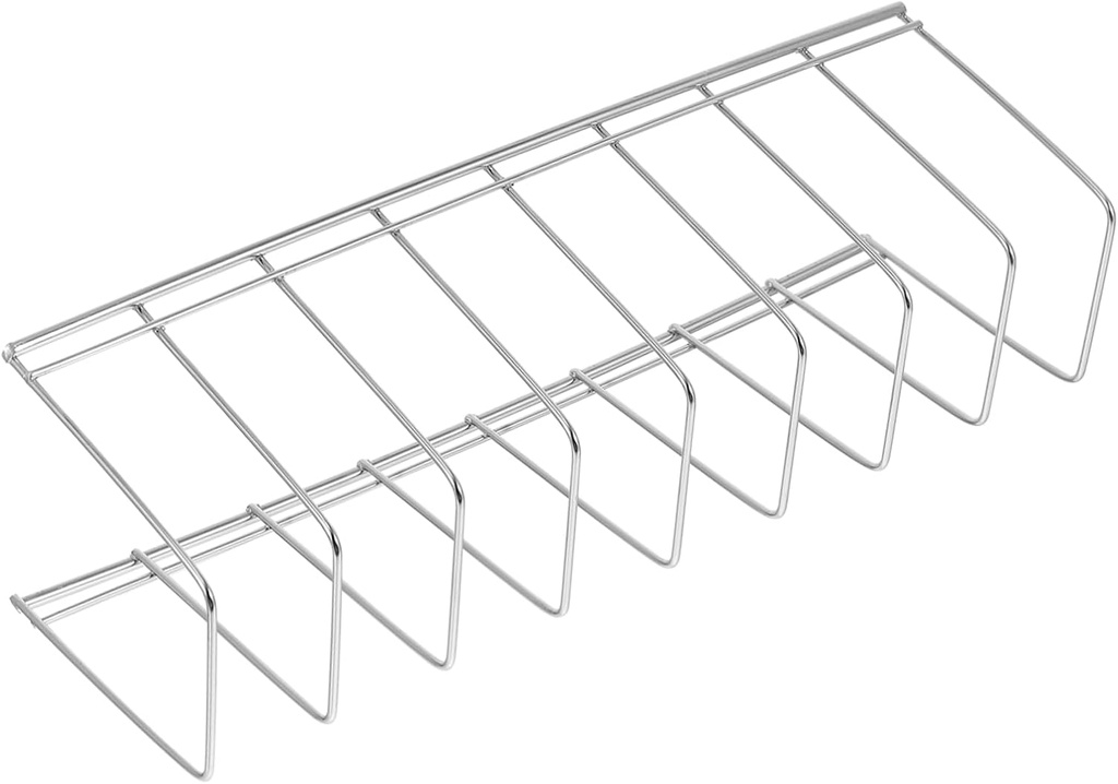 Stainless Steel Draining Bowl Rack Single Layer Kitchen Storage Holder for Plates and Pot Lids Space-Saving Dish Organizer with Modern Design for Efficient Use of Kitchen Space