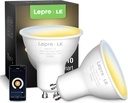 Lepro Alexa GU10 LED Light Bulbs - 50W Halogen Equivalent Smart GU10 Bulb Works with Alexa & Google Assistant,Voice and App Control,2700-6500K Tunable Track Light Bulb, No Hub Required, 2.4G WiFi Only