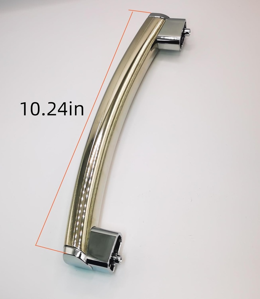 Upgraded Parts WB15X10278 Microwave Oven Door Handle Compatible with General Electric (GE) Microwave Replaces AP5790517 261300714902 PS8754175