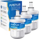 PUREPLUS Refrigerator Water Filter Replacement for DA29-00003G, DA29-00003B, DA29-00003F, DA29-00003A, Aqua-Pure Plus,HAFCU1, HDX FMS-1, RSG257AARS, RFG237AARS,RFG297AARS,RS22HDHPNSR,RWF1100A,3Pack