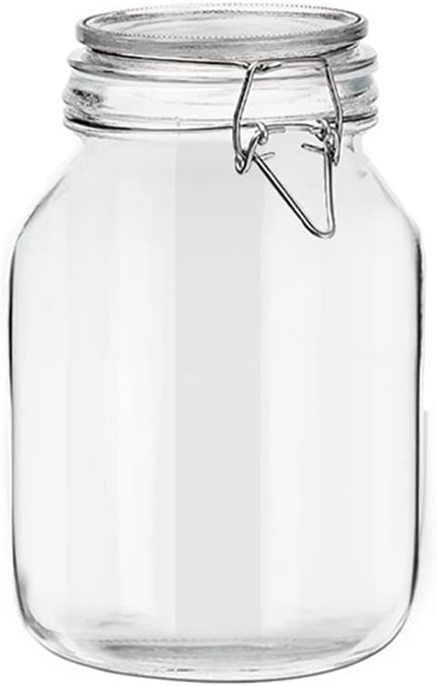 Cookie Jar Glass Cookie Jars with Airtight Lid, Glass Food Storage Jars, Household Food Storage Jar for Coffee Candy Cookie Honey Lemon Kimchi Food Container (Color : 26)