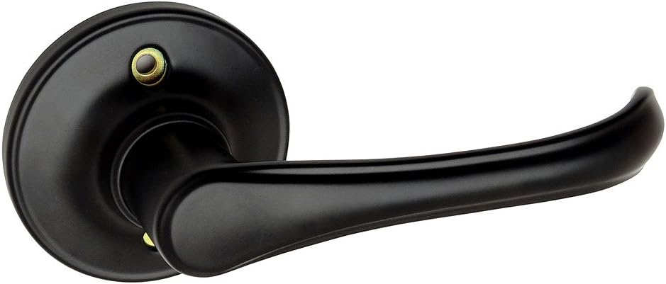 Designers Impressions Rochester Design Black Dummy Door Lever (Non-Functional)