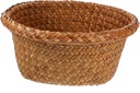 Zerodeko Storage Basket Woven Decorative Bin for Organizing Multi-functional Straw Basket for Kitchen Living Room and Home for Fruits Bread and Snacks
