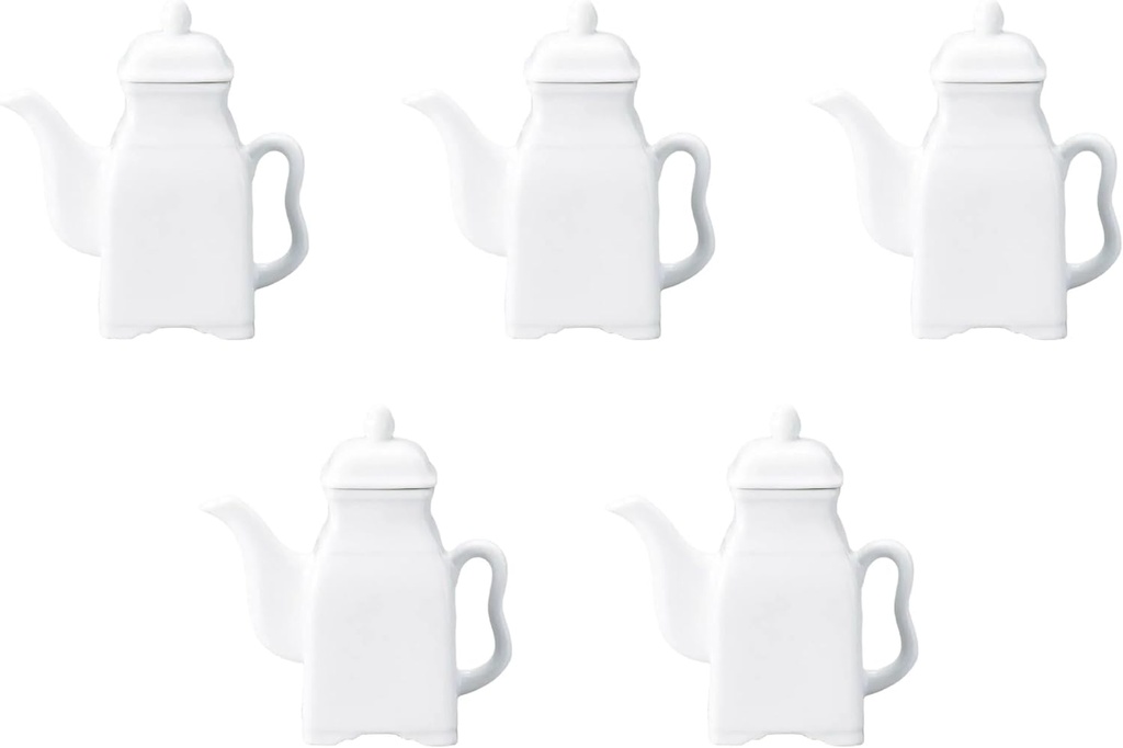 Set of 5 Kaku Sakepot (270cc) | Sakepot Setomonohonpo