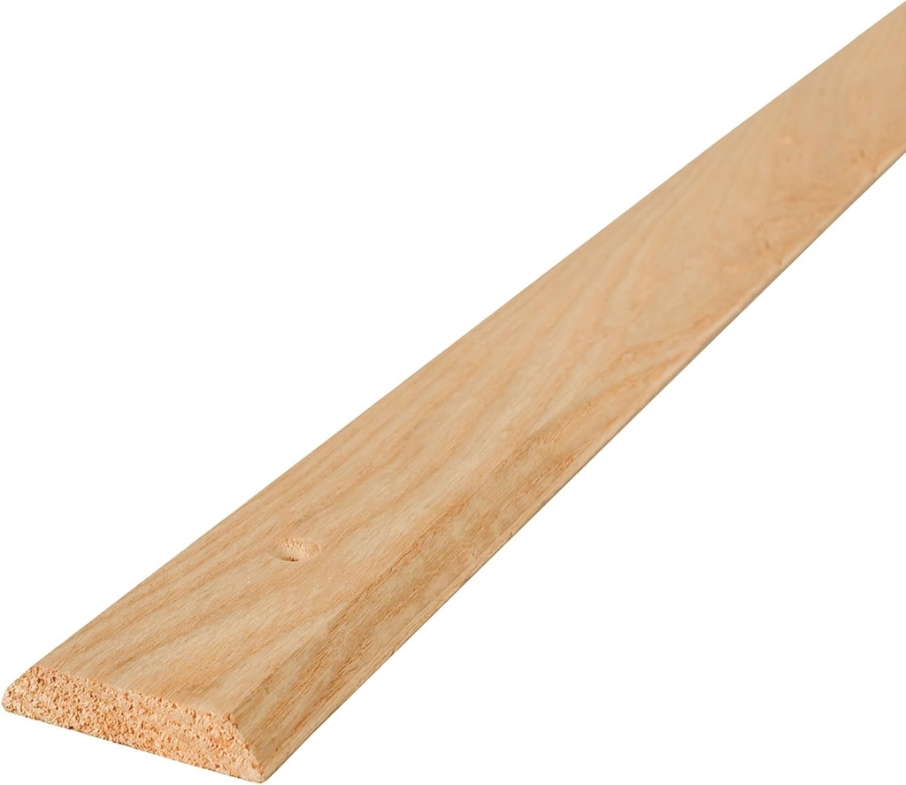 M-D Building Products 11882 1-3/4 in. x 5/16 in. x 36 in. Natural Hardwood Flat-Profile Threshold for Doorways
