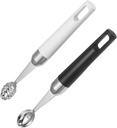 GLEAVI 2Pcs Fruit Scoops Melon for Home Restaurant Use Comfortable Grip for Watermelon Cantaloupe More