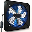 Bathroom Exhaust Fan, Extractor Fan, Quiet Ventilation Fan Can Be Installed In Kitchen, Bathroom, Bathroom And Small Room Ventilation Wall/window(10in)