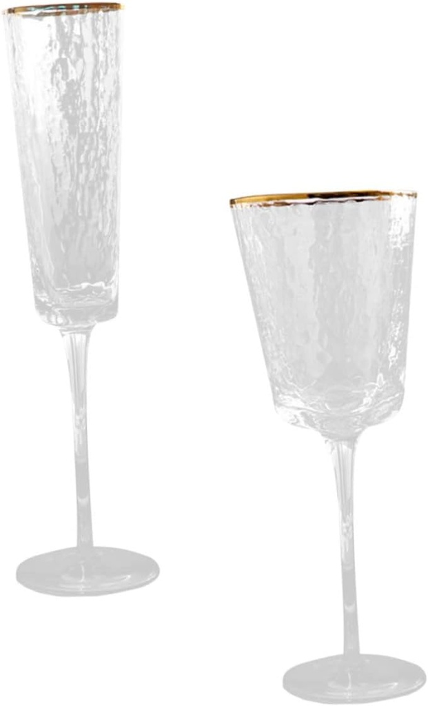 2pcs Stemless Wine Glasses Bulk of Creative Goblet Glass Cups for Party