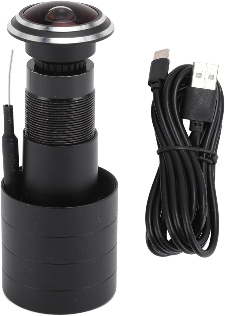 Door Peephole Camera, 1080P Door Eye Hole Camera Wide Angle Door Eye Camera View Peephole, Smart APP USB Camera, Cloud, Motion Detection, for, Android