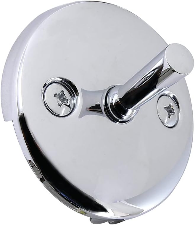 Kingston Brass DTL101 Overflow Plate for Trip Lever Drain, Polished Chrome 3.19 x 3.19 x 2.06