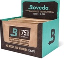 Boveda 75% Two-Way Humidity Control Packs – Size 60 – 12 Pack – Fix Major Moisture Loss/Low RH in Non-Plastic Humidifier – Moisture Absorbers – Individually Wrapped Hydration Packets