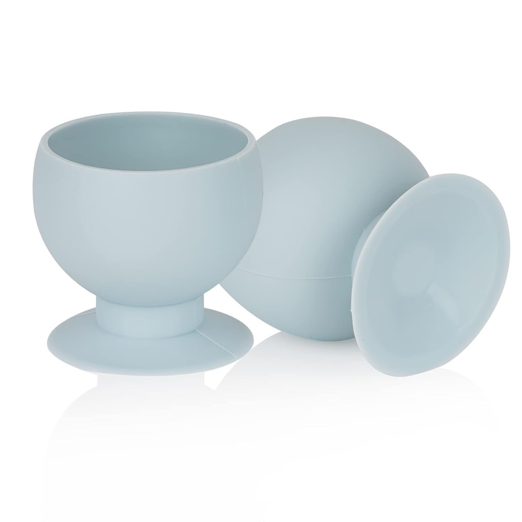 2 Pack Silicone Door Handle Cover Wall Protectors Durable Door Handle Bumper Doorknob Cover Children Safety (Blue)