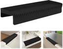 Silicone Sink Edge Protector ＆Splash Guards, 5° Upgrade Multifunction Sink Accessorie, Splash Guard For Bathtub Sink, Countertop Protectors For Kitchen Sink Stainless Steel, Granite, Quartz, Black